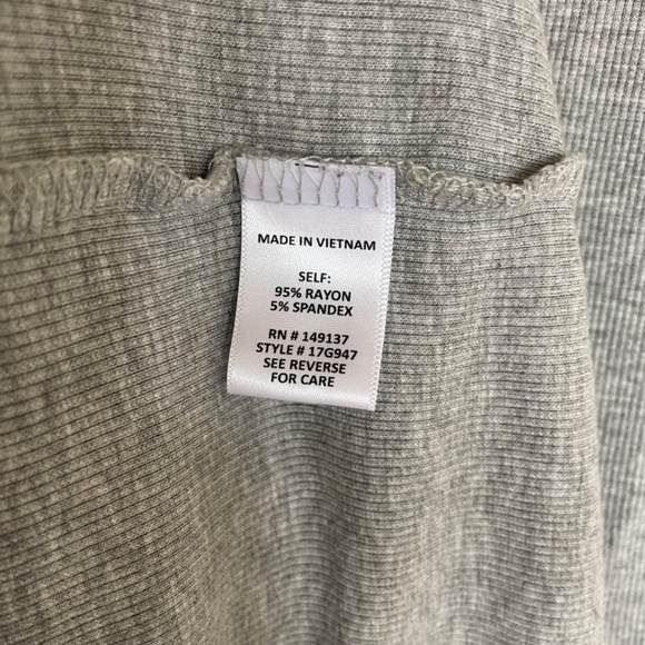 Grey O-Ring Zipper Midi Dress Medium - Picture 10 of 10